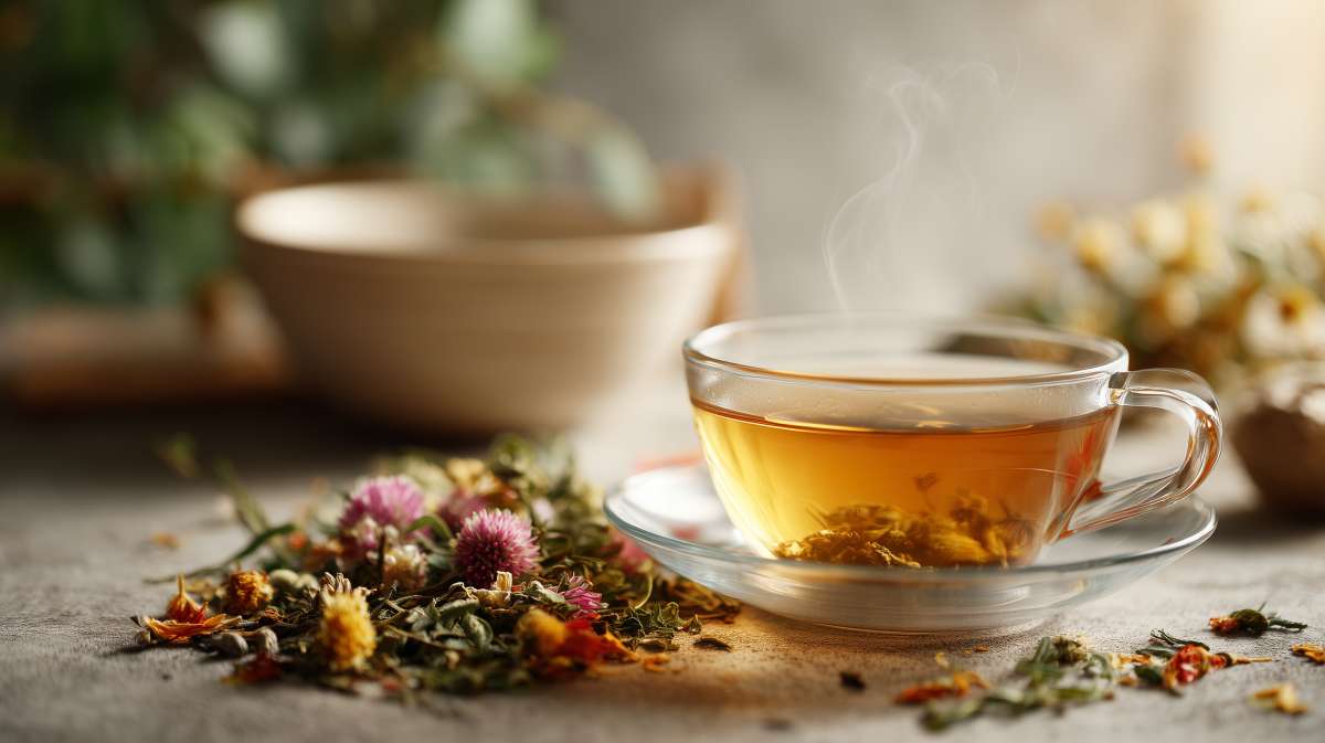 Infusion CBD et plantes